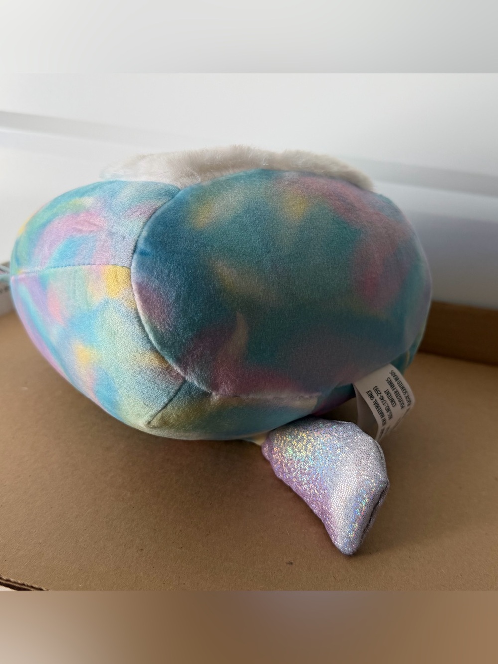 8” Squishmallows Pastel Tie Dye Unicorn Plush NWT - Picture 8 of 8
